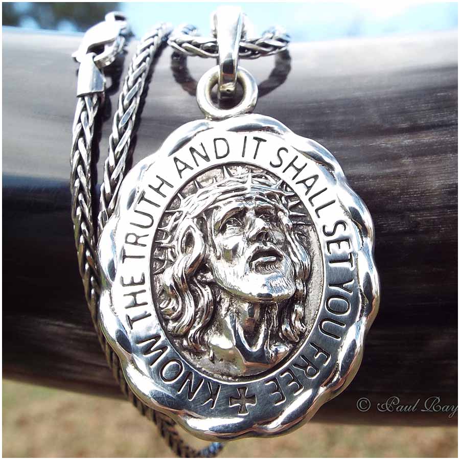 Jesus Oval Pendant